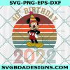 Vintage Mickey Mouse 40 Years Old Svg, Mickey Lover Svg, Disney 40 Years Old Svg, Disney Birthday 2022 Svg, Instant Download