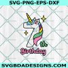 7th Birthday unicorn svg, Unicorn Birthday Svg, Seven unicorn SVG, Seven unicorn Birthday svg, unicorn Birthday svg, 7th Birthday svg, Instant Download