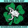 Dinosaur St Patricks Day SVG, Boys St Patricks SVG, Shamrock SVG, Kids St Patricks Day Svg, Instant Download