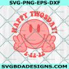 Happy Twosday Smiley Face Svg, Twosday 2022 Svg, 2-22-22 Svg, Happy Twos Day Svg, Instant Download