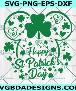 Mouse St Patricks Day Svg, Mouse shamrock Svg, Patrick day Svg, Funny St Patricks Day Svg, Instant Download