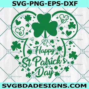 Mouse St Patricks Day Svg, Mouse shamrock Svg, Patrick day Svg, Funny St Patricks Day Svg, Instant Download