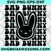Bad Bunny Easter SVG, Bad Bunny Svg, Bunny Face Svg, Easter Bunny Svg, File For Cricut, File For Silhouette, Instant Download