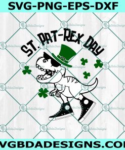 Dinosaur St Patrick's day svg,St.pat-rex day svg,Lucky dude svg