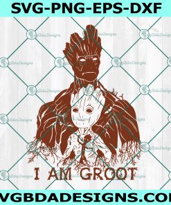 I Am Groot Svg, Guardians Of The Galaxy Marvel Movie SVG