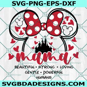 Disney Head Mama Svg, Minnie Mouse Head Mama Svg, Mother's Day Svg, Best Mom Svg, Favorite Mom Svg, Disney Mom Svg, File For Cricut, File For Silhouette, Instant Download