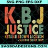 Ketanji Brown Jackson Svg, Justice Jackson Svg, Black Woman Judge Svg, KBJ Svg, The Supreme SVG, File For Cricut, File For Silhouette, Instant Download