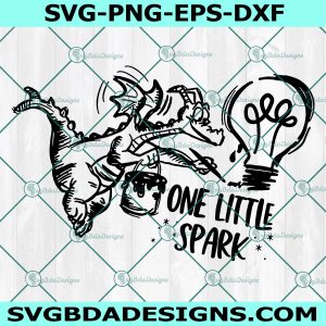 One Little Spark Svg, Cute Figment Svg, Disney Vacation Svg, Epcot Disney World Svg, File For Cricut, File For Silhouette, Instant Download