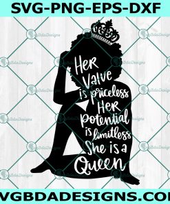 She is a Queen SVG, Black Girl Magic SVG, Black Woman SVG, Black Queen Svg, Black Lives Matter Svg, Strong Woman Svg, File For Cricut, File For Silhouette, Instant Download