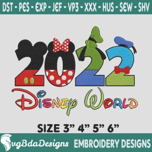 2022 Disney World Embroidery Machine, Disney World Embroidery Designs, 2022 Disney World Embroidery Designs, Machine Embroidery Design