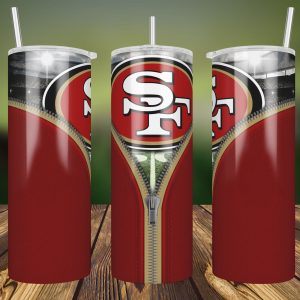 San Francisco 49ers Zipper Football PNG Sublimation Designs