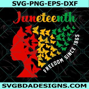 Black Woman Juneteenth Svg, Juneteenth SVG, Celebrate Black History SVG, Black Power SVG, Black woman Gifts Svg, File For Cricut, File For Silhouette
