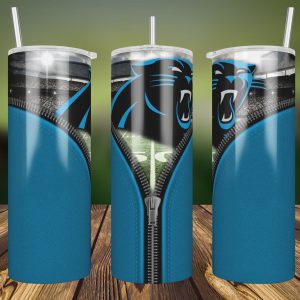 Carolina Panthers Zipper Football PNG Sublimation Designs