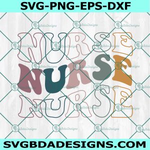 Groovy Nurse Svg, Registered Nurse Svg, Nurse Gift, Nursing Svg, Nurse Week Svg, Funny Nurse Svg, File For Cricut, File For Silhouette, Instant Download