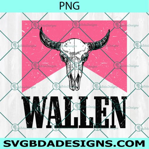Hot Pink Wallen Bull Skull Png, Wallen bullskull Png, Wallen Hardy 24 Png, Western Country Png, Wallen Western Png, File For Cricut, File For Silhouette