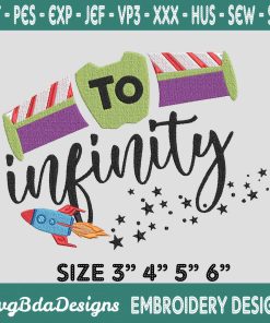 Infinity Embroidery Designs Machine, Disney Toy Story Embroidery Designs