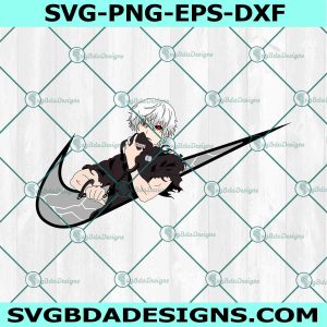 Ken Kaneki x Nike Svg, Logo Nike Anime Svg, Tokyo Ghoul SVG, Japanese Manga Anime Svg, File For Cricut, File For Silhouette, Instant Download