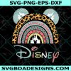 Mickey Ears Rainbow Disney Castle SVG, Mickey Ear Rainbow Svg, Disney Castle Svg, Mickey Disney, File For Cricut, File For Silhouette, Instant Download