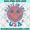 Party in the USA Svg, 4th of July Svg, All American Svg, Fourth of July Svg, 4th of July Svg, File For Cricut, File For Silhouette, Instant Download