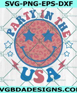 Party in the USA Svg, 4th of July Svg, All American Svg, 4th of July Svg