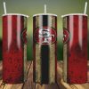 San Francisco 49ers Grunge Tumbler Wrap, 20oz Skinny Straight, San Francisco 49ers  Tumbler Wrap Png, Instant Download