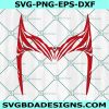 Scarlet Witch SVG, Crown Tiara  Svg, Wanda Svg, Marvel Svg, Dr. Strange Svg, File For Cricut, File For Silhouette