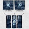 Seattle Mariners Tumbler Wrap, 20oz Skinny Tumbler Straight, MLB Tumbler Wrap Png, Seattle Mariners Wrap Png, INSTANT DOWNLOAD