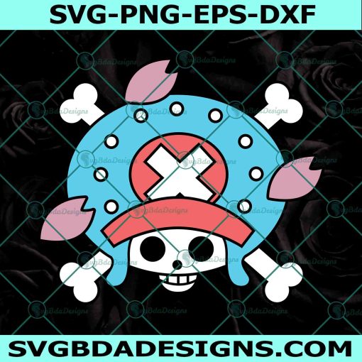 Tony Tony Chopper SVG, One Piece Logo SVG, Anime One Piece SVG, Japanese Anime Series SVG, File For Cricut, File For Silhouette, Instant Download