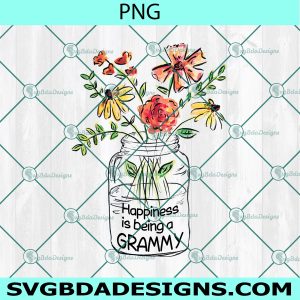 Happiness is being a Grammy Png, Sign Grammy Gift, Grandma Sign, Mothers Day Gift