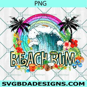 Beach Bum PNG Sublimation, Hello Summer Sublimation