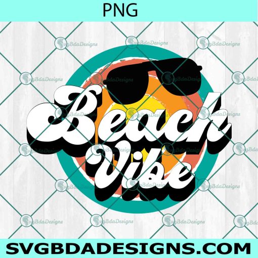 Beach Vibe PNG Sublimation, Hello Summer Sublimation, Summer Beach Png, Sublimation or Printable, Sublimation Shirt Design