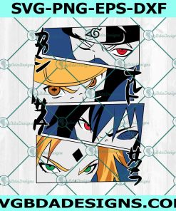 Naruto Character Svg, Naruto Anime Svg, Anime Characters Manga SVG, Japanese Anime Character SVG, File For Cricut