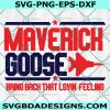 Top Gun Maverick Goose Lovin' Feeling Svg, Top Gun Svg, Maverick Svg, Military Navy Fighter Pilot Svg, File for Cricut, File For Silhouette