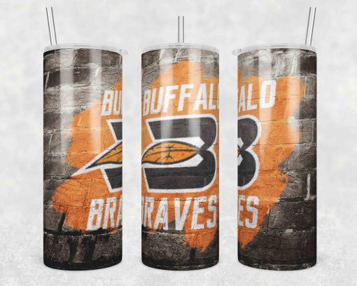 Buffalo Braves Basketball Tumbler Wrap, 20oz Tumbler Design Straight, NBA Basketball Tumbler Wrap, Buffalo Braves Wrap