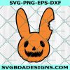 Bad Bunny Halloween Svg, Bunny Head Svg, Bunny Svg, Halloween Svg, File For Cricut
