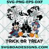 Disney Trick Or Treat Svg, Mickey Mouse Svg, Disney Halloween Svg, Trick Or Treat Svg, Spooky Vibes Svg, File For Cricut