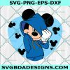 Mickey Mouse Heart Svg, Mickey Mouse Svg, Mickey Disney Svg, Disney Character Svg, File For Cricut