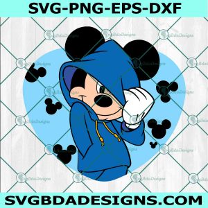 Mickey Mouse Heart Svg, Mickey Mouse Svg