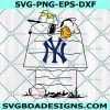 Snoopy Newyork Yankees Svg, Snoopy Baseball Svg, Newyork Yankees Svg, Fan baseball Svg, File For Cricut
