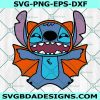 Stitch Cute Bat Svg, Stitch Svg, Disney Halloween Svg, Trick Or Treat Svg, Spooky Vibes Svg, File For Cricut