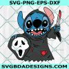 Stitch Ghostface Scream Svg, Stitch Svg, Halloween SVG, Ghostface Scream Svg, Horror Halloween Svg, File For Cricut