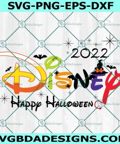Disney Happy Halloween 2022 Svg, Happy Halloween Svg