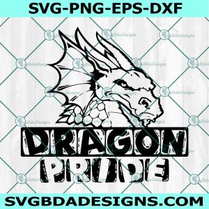 Dragon Pride Svg, Game Day Svg, Team Spirit SVG