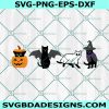 Halloween Black Cat Svg, Ghost Svg, Cat Pumpkin Svg, Cat Witch Svg, Black Cat Svg, Spooky Season Svg, File For Cricut