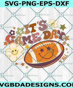 It's Game Day Y'all Svg, Game Day SVG,  Football Mom SVG, Foot ball SVG, Sport Fan Svg, File For Cricut
