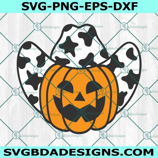 Cowboy Pumpkin Svg, Howdy Pumpkin Svg, Halloween Western Svg, Country Pumpkin Svg, Pumpkin Svg, File For Cricut