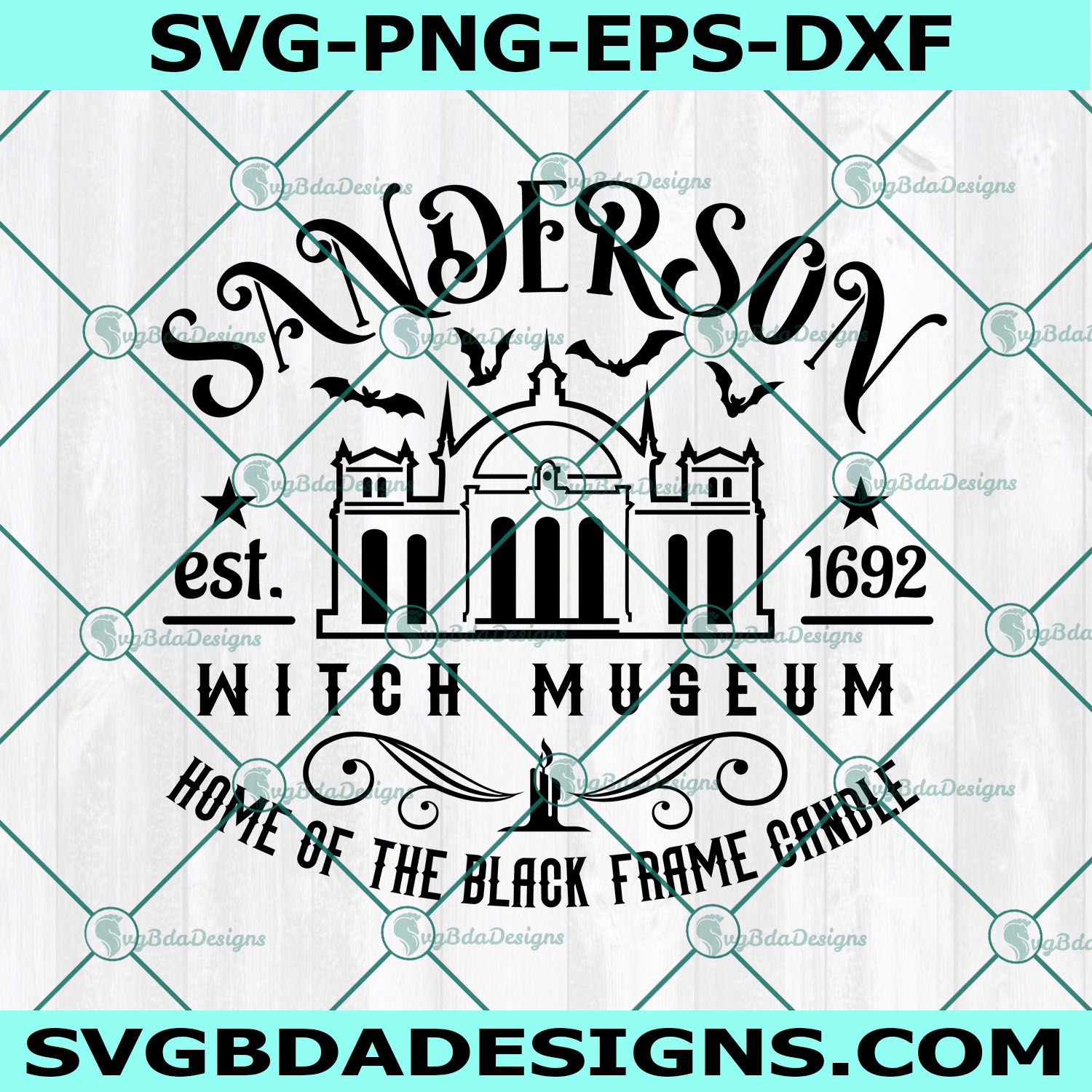 Sanderson Witch Museum Svg, Witch Museum Svg, Hocus Pocus Svg, Sanderson Sisters Svg, HOcus Pocus Halloween Svg, File For Cricut