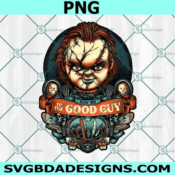 Say Hi to the Good Guy Png, Chucky Png, Horror Movies Png, Halloween Horror Png, Horror Character Png