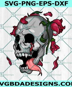 Skulls and Roses Svg, Urban Graffiti Svg, Skull Svg, Roses Svg