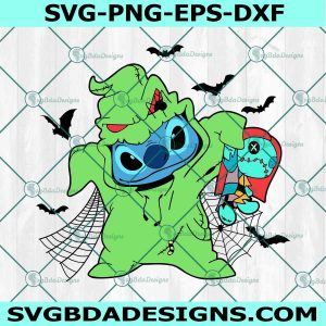 Stitch x Oogie And Sally Svg, Stitch Svg, Oogie And Sally Svg